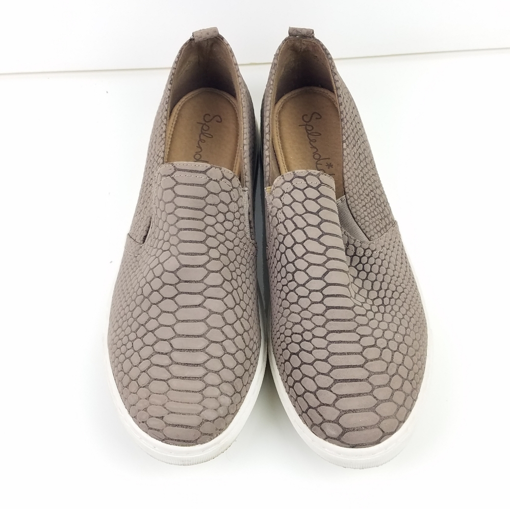 Splendid croc-embossed slip on sneakers size 11 - Picture 3 of 10